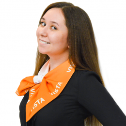 Платок атласный с полной запечаткой