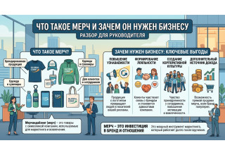 Что такое мерч и зачем он нужен бизнесу: разбор для руководителя