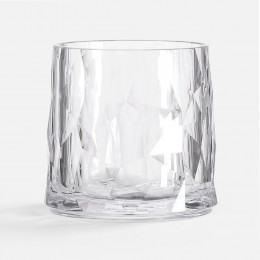 Стакан небьющийся Sate Crystal, вращающийся, прозрачный