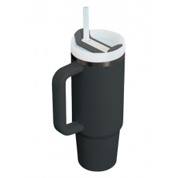 Термокружка Quencher H2.0 1180 с трубочкой, серая