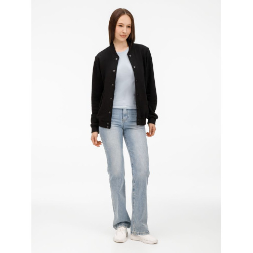 Бомбер унисекс Nuppu, черный