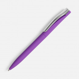 Ручка шариковая Pin Soft Touch, фиолетовая