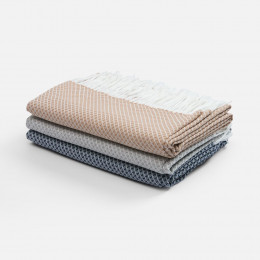 Плед «Тропеа», синий