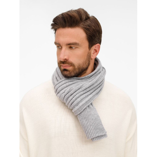 Шарф Bellish, светло-серый меланж