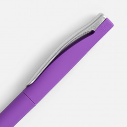 Ручка шариковая Pin Soft Touch, фиолетовая