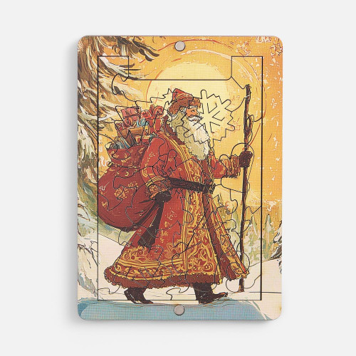 Пазл фигурный «Дед Мороз»