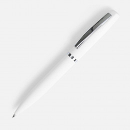 Ручка шариковая Bolt Soft Touch, белая