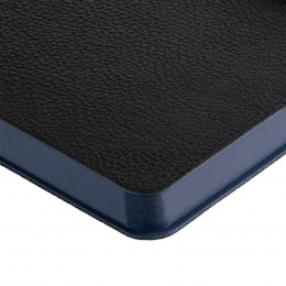 Ежедневник Boom, недатированный, черный с синим