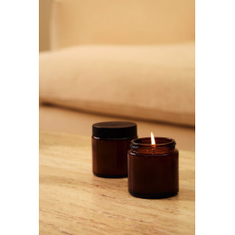 Свеча ароматическая Calore, кедр и кожа