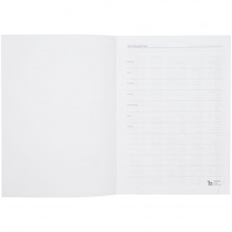 Ежедневник Latte Maxi, недатированный, черный