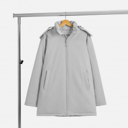 Куртка-парка унисекс Sfera, светло-серая