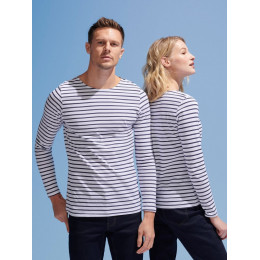 Футболка мужская Marine Men, белая с темно-синим