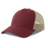 Бейсболка RAPPER COTTON-S, п. заст, 5 клин, бордовый/бежевый, 100% хлопок/100% полиэстер, 280 г/м2