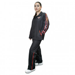 Костюм (ветровка без капюшона и брюки, с подкладом), материал: дюспо с полной запечаткой 42