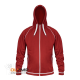 Толстовка мужская "COIMBRA"  красный 
