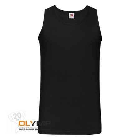 Майка мужская "Athletic Vest"                                                                                         черный   