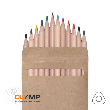 Набор цветных карандашей KINDERLINE middlel                                                                                         бежевый   